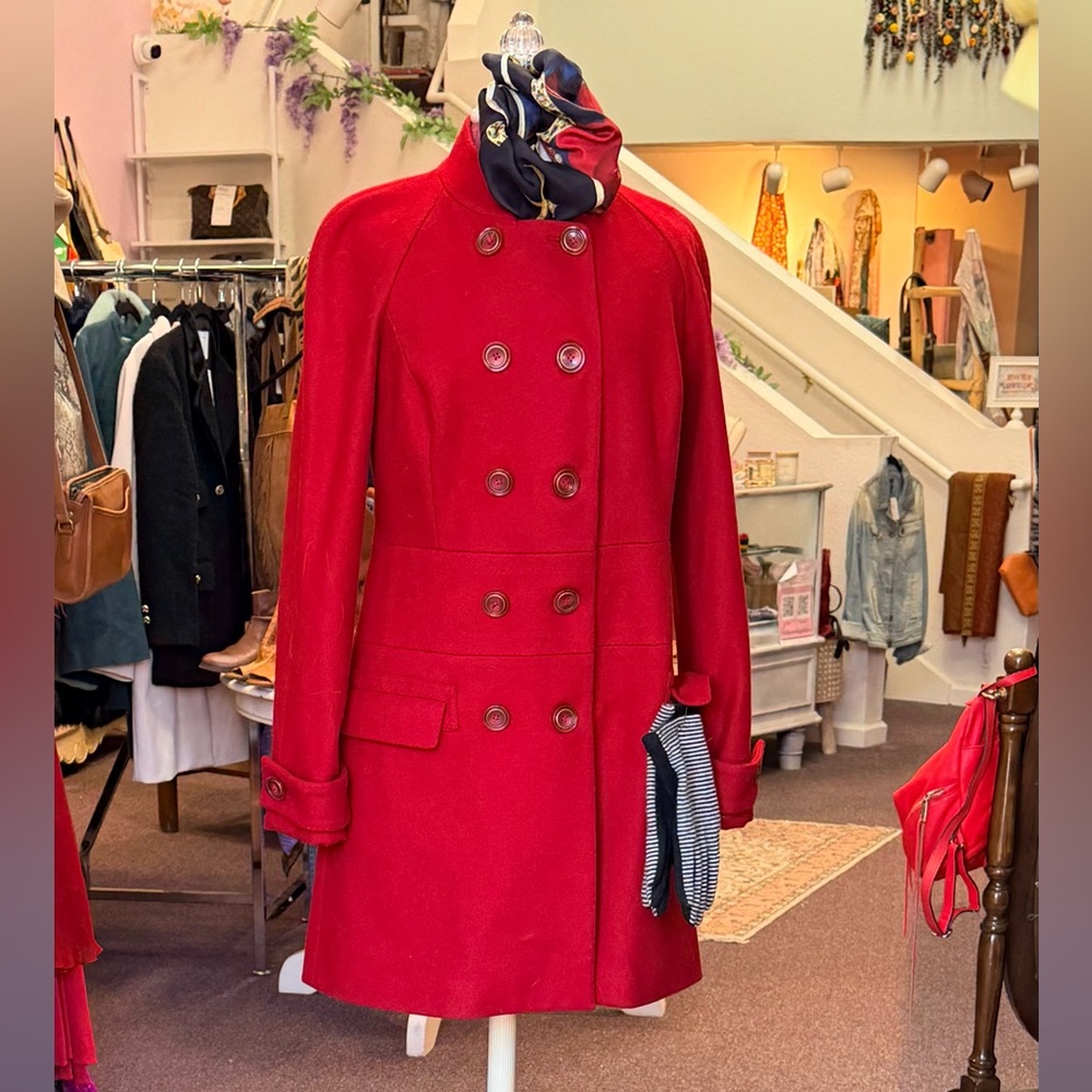 SOLD Rachael Zoe red Coat